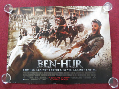 BEN - HUR UK QUAD ROLLED POSTER JACK HUSTON TOBY KEBBELL 2016 Rendezvous Cinema Movie posters