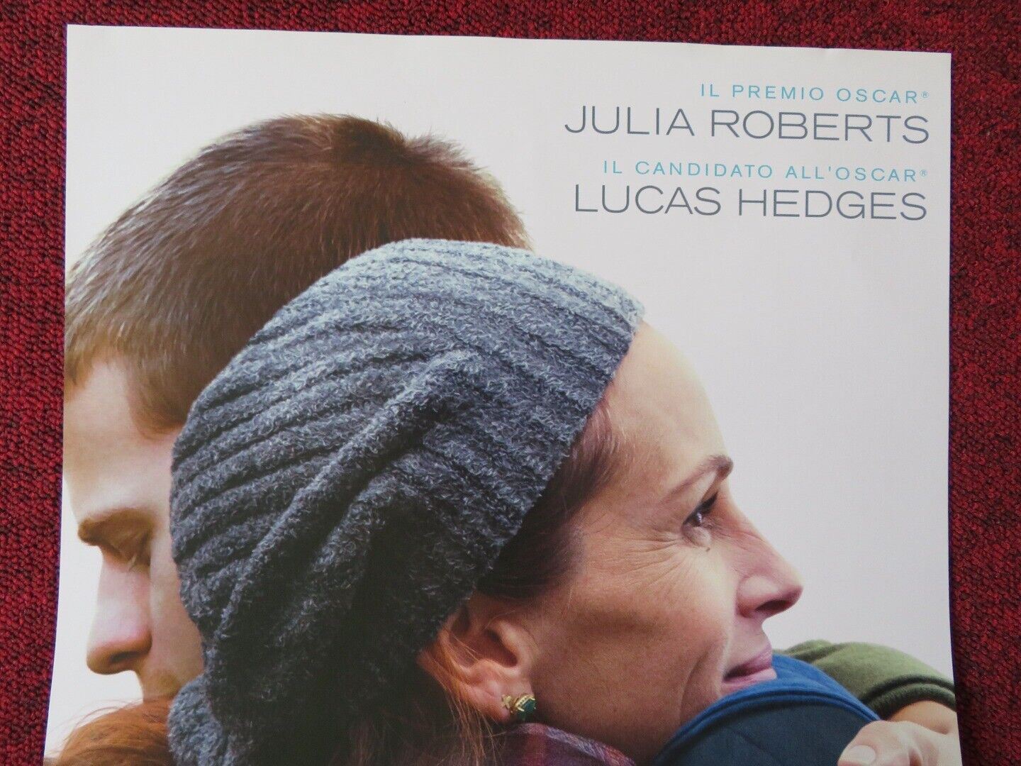 BEN IS BACK ITALIAN LOCANDINA (26.5"x12.5") POSTER JULIA ROBERTS 2018 Movie posters