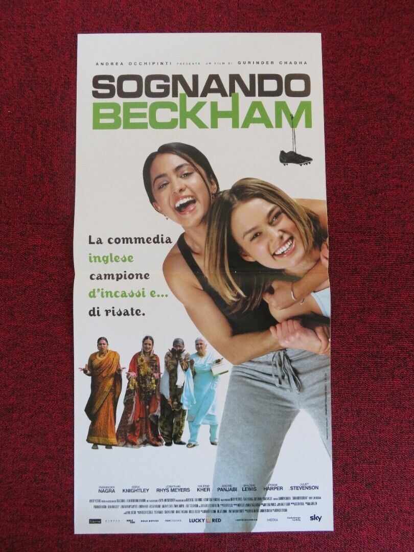 BEND IT LIKE BECKHAM ITALIAN LOCANDINA (25.5"x12.5") POSTER KEIRA KNIGHTLEY 2002 - Rendezvous Cinema