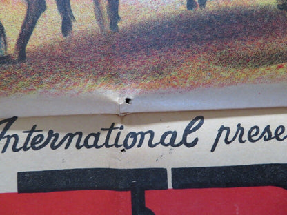 BENGAL BRIGADE FOLDED ARGENTINA ONE SHEET POSTER ROCK HUDSON ARLENE DAHL Movie posters