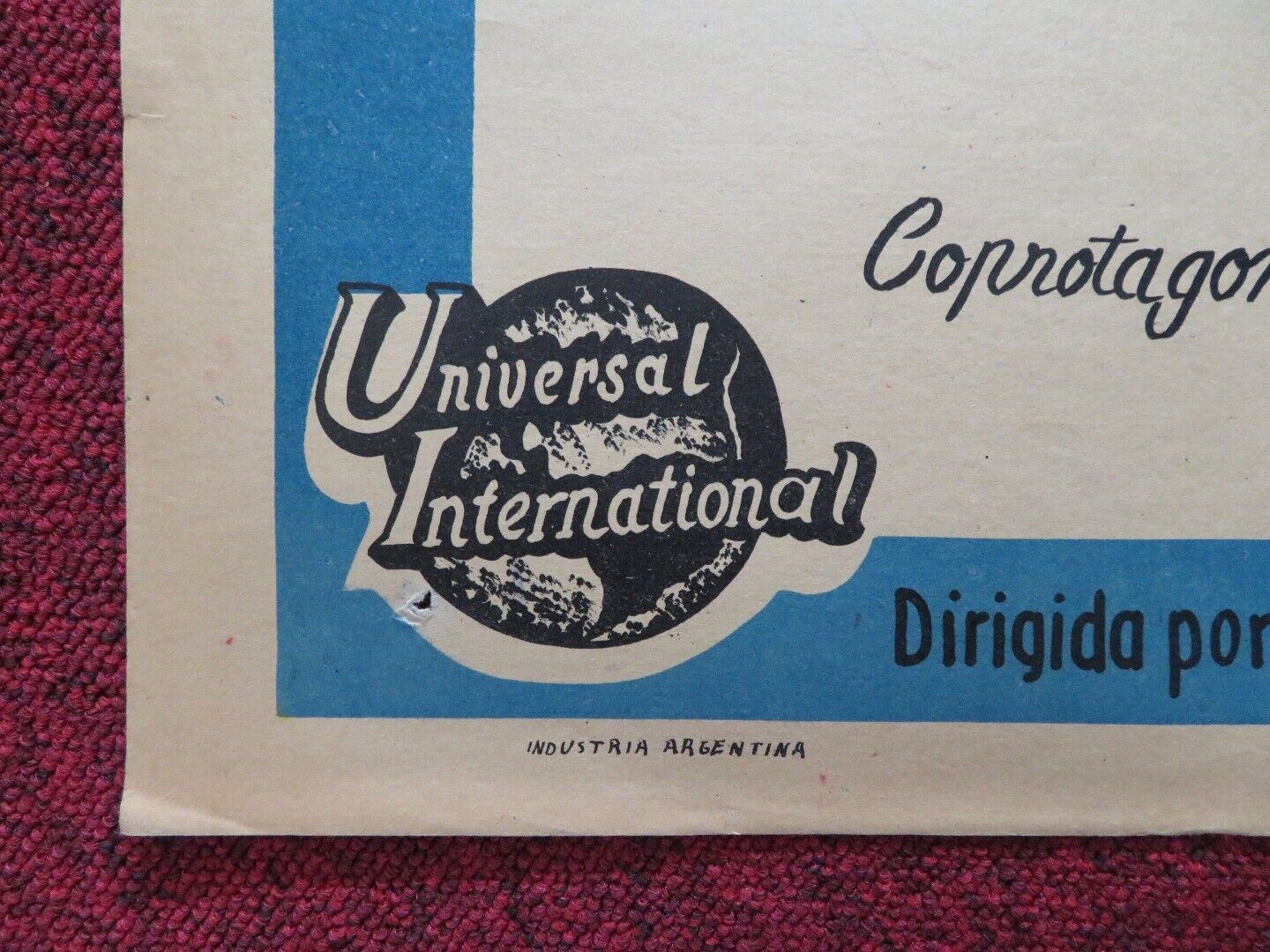 BENGAL BRIGADE FOLDED ARGENTINA ONE SHEET POSTER ROCK HUDSON ARLENE DAHL Movie posters