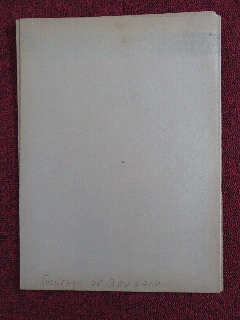 BENGAL BRIGADE FOLDED ARGENTINA ONE SHEET POSTER ROCK HUDSON ARLENE DAHL Movie posters