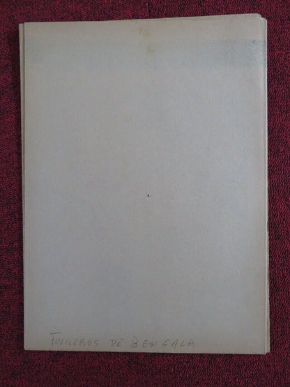 BENGAL BRIGADE FOLDED ARGENTINA ONE SHEET POSTER ROCK HUDSON ARLENE DAHL Movie posters