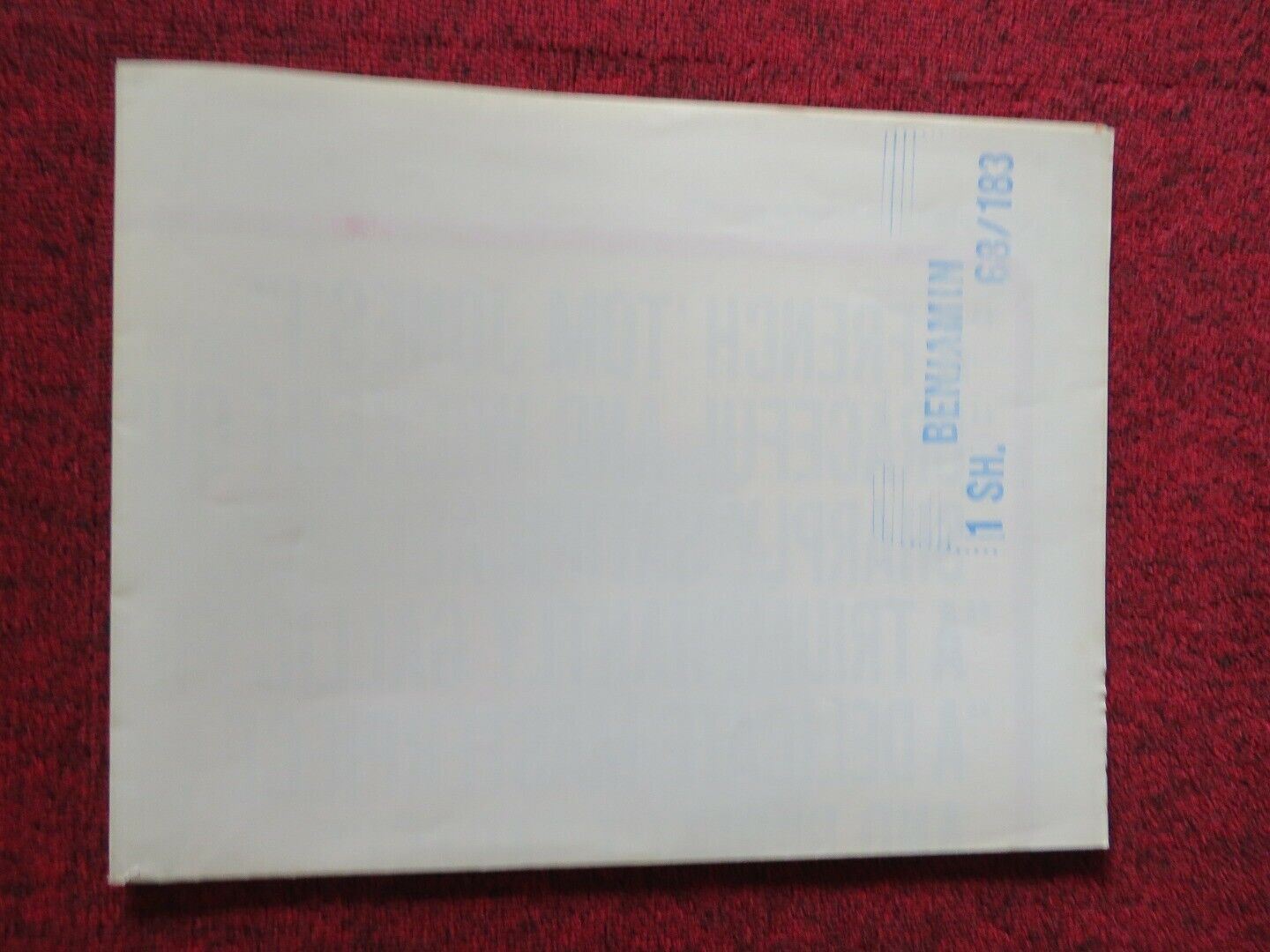 BENJAMIN FOLDED US ONE SHEET POSTER MICHELE MORGAN CATHERINE DENEUVE 1968 Movie posters