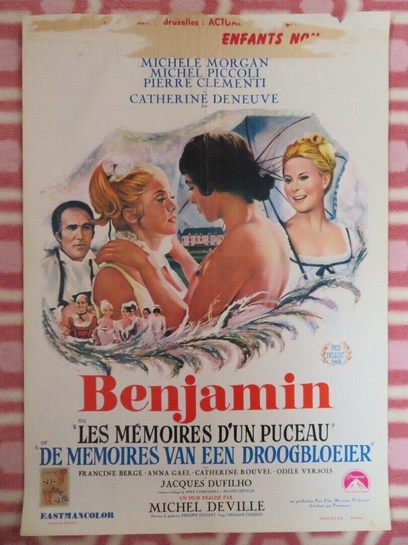 BENJAMIN/ The Diary of an Innocent Boy BELGIUM (20"x 14") POSTER 1968 Movie posters