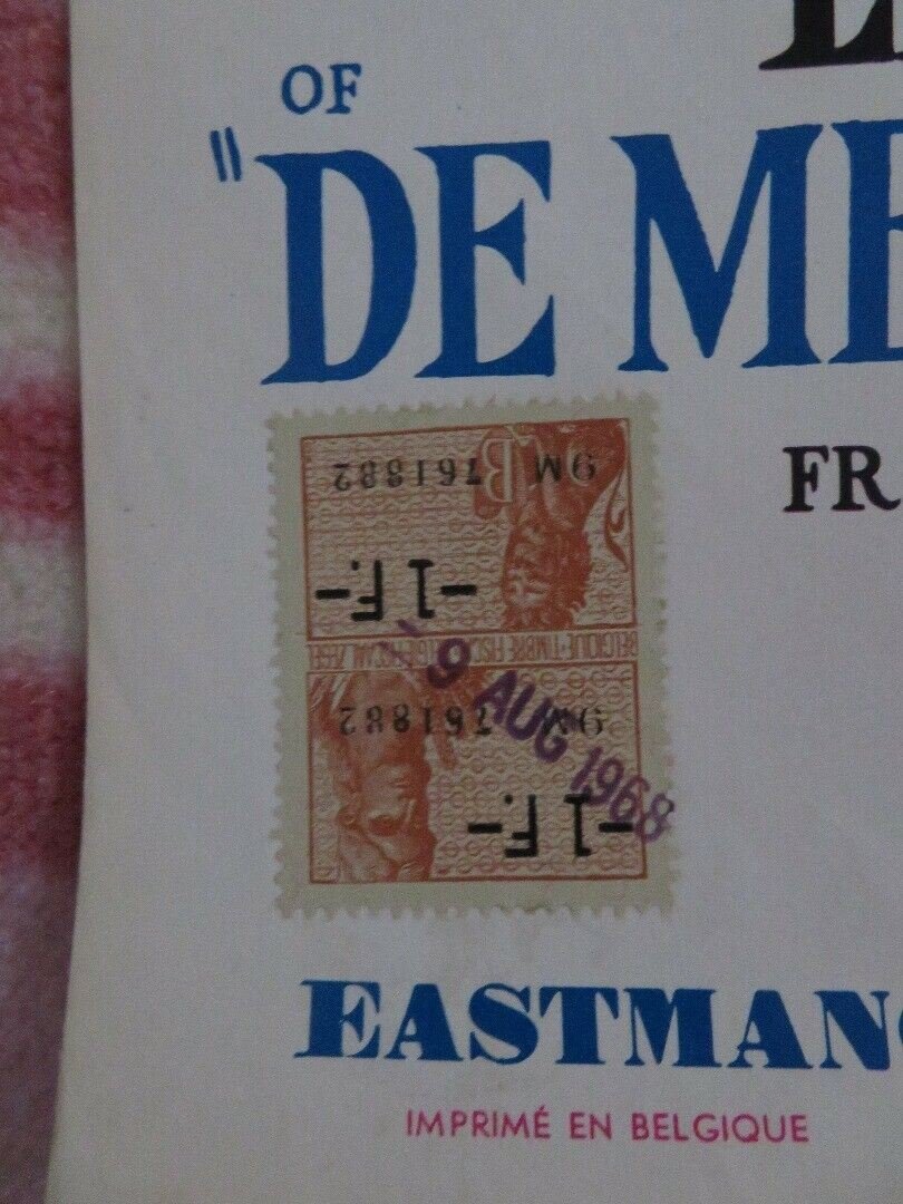 BENJAMIN/ The Diary of an Innocent Boy BELGIUM (20"x 14") POSTER 1968 Movie posters