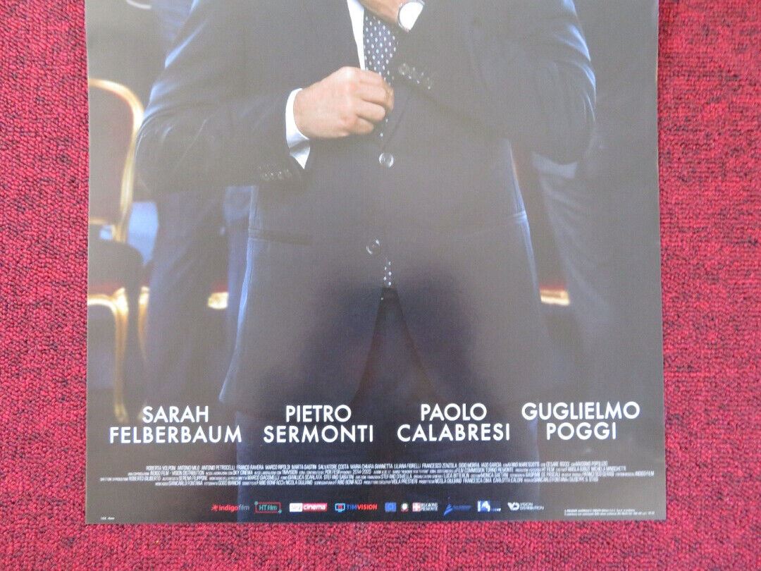BENTORNATE PRESIDENTE ITALIAN LOCANDINA (26.5"x12.5") POSTER CLAUDIO BISIO 2019 Rendezvous Cinema Movie posters