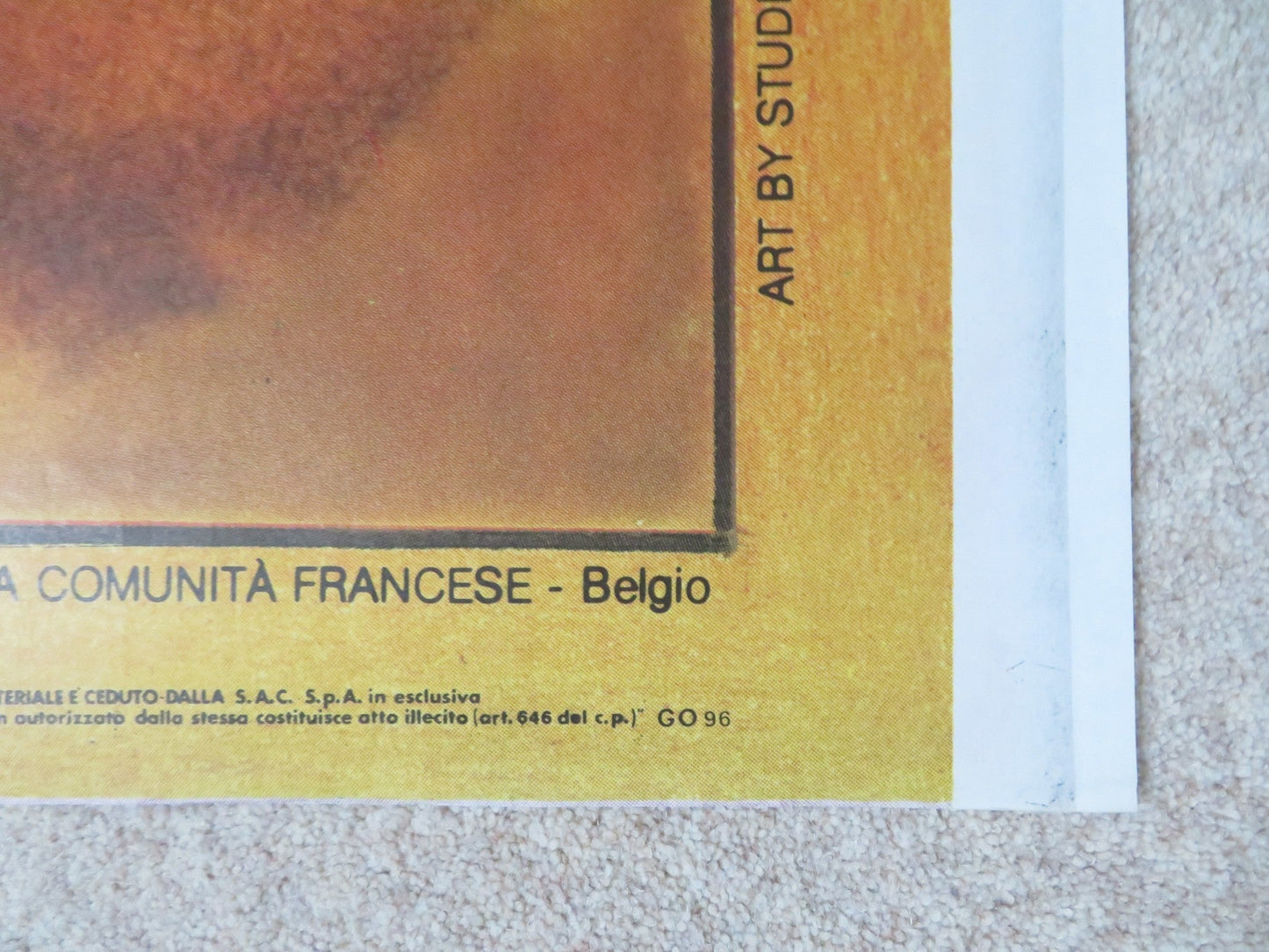 BENVENUTA ITALIAN 2 FOGLIO POSTER FANNY ARDANT VITTORIO GASSMAN 1983 Rendezvous Cinema Movie posters