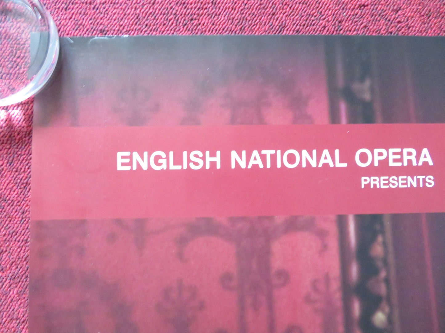 BENVENUTO CELLINI UK QUAD (30"x 40") ROLLED POSTER ENGLISH NATIONAL OPERA 2014 Rendezvous Cinema Movie posters