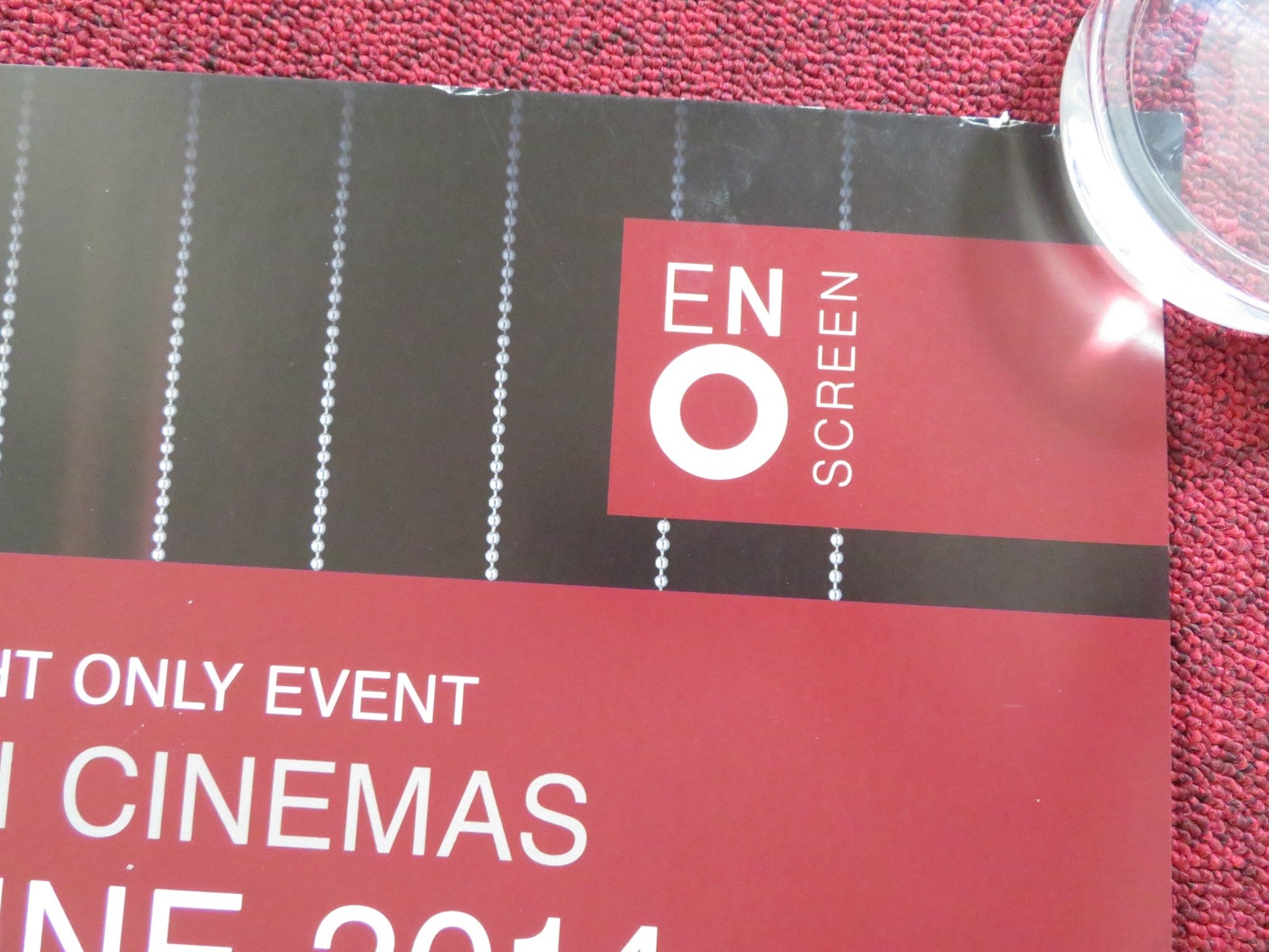 BENVENUTO CELLINI UK QUAD (30"x 40") ROLLED POSTER ENGLISH NATIONAL OPERA 2014 Rendezvous Cinema Movie posters