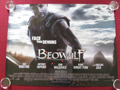 BEOWULF QUAD (30"x 40") ROLLED POSTER RAY WINSTONE ANTHONY HOPKINS 2007 Rendezvous Cinema Movie posters