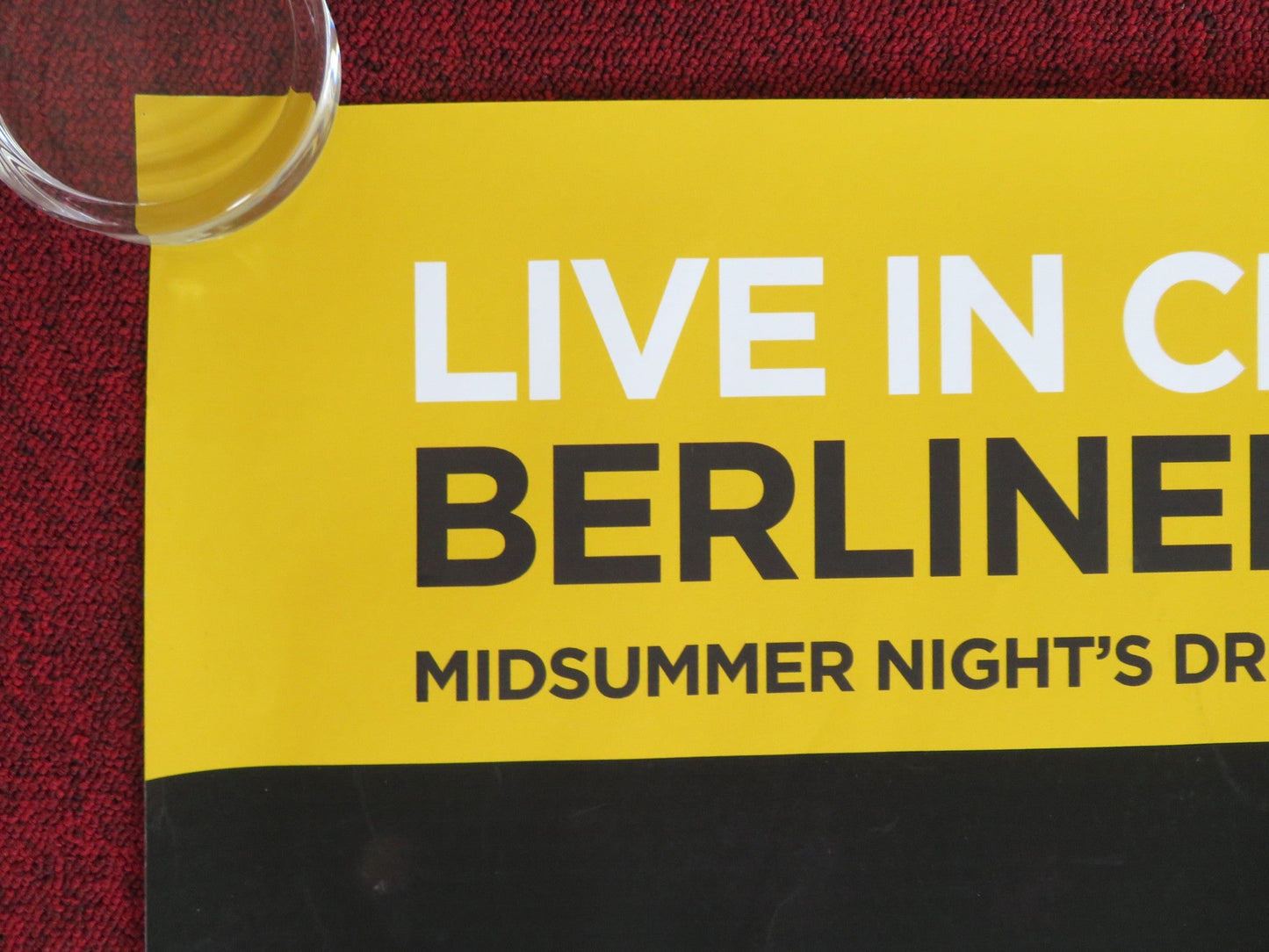 BERLINER PHILHARMONIKA MIDSUMMER NIGHT'S DREAMS UK QUAD ROLLED POSTER 2013 Rendezvous Cinema Movie posters
