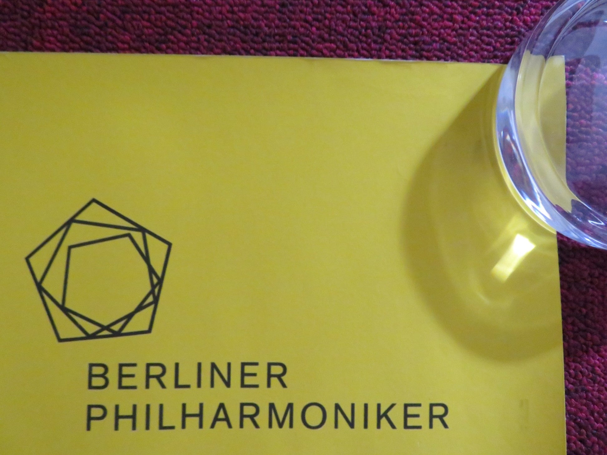 BERLINER PHILHARMONIKA: THE ART OF SONG UK QUAD ROLLED POSTER 2012 Rendezvous Cinema Movie posters