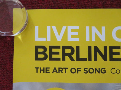 BERLINER PHILHARMONIKA: THE ART OF SONG UK QUAD ROLLED POSTER 2012 Rendezvous Cinema Movie posters