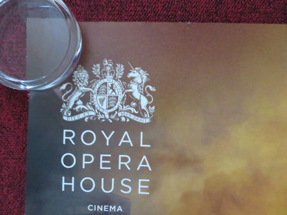 BERLIOZ: LES TROYENS UK QUAD ROLLED POSTER BRYAN HYMEL EVA - MARIE WESTBROEK 2012 Rendezvous Cinema Movie posters