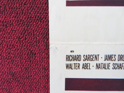 BERNARDINE US INSERT (14"x 36") POSTER PAT BOONE TERRY MOORE JANET GAYNOR 1957 Rendezvous Cinema Movie posters