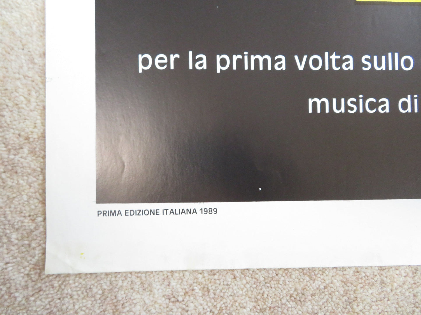 BERSAGLIO SULL'AUTOSTRADA ITALIAN 2 FOGLIO POSTER E. BORGNINE LINDA BLAIR 1988 Rendezvous Cinema Movie posters