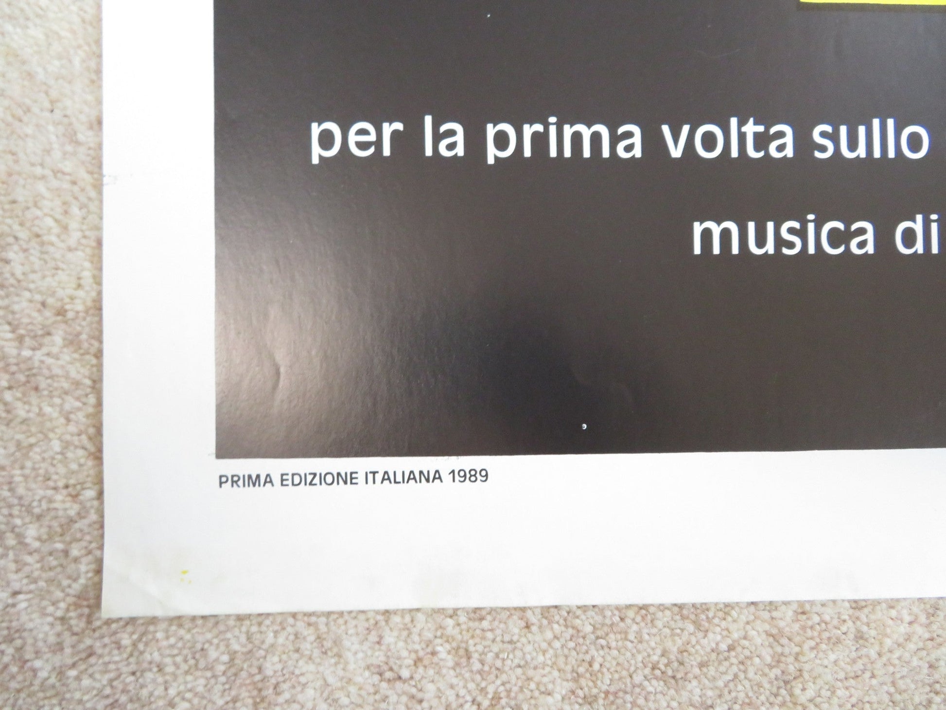 BERSAGLIO SULL'AUTOSTRADA ITALIAN 2 FOGLIO POSTER E. BORGNINE LINDA BLAIR 1988 Rendezvous Cinema Movie posters