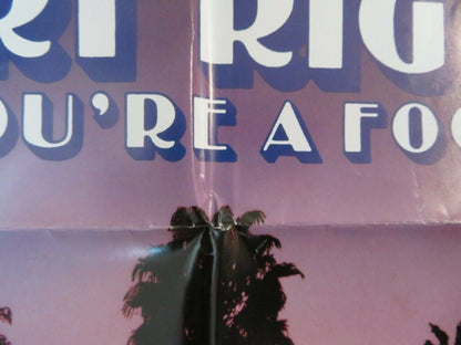 BERT RIGBY YOU'RE A FOOL US ADVANCED ONE SHEET POSTER ROBBIE COLTRANE Movie posters