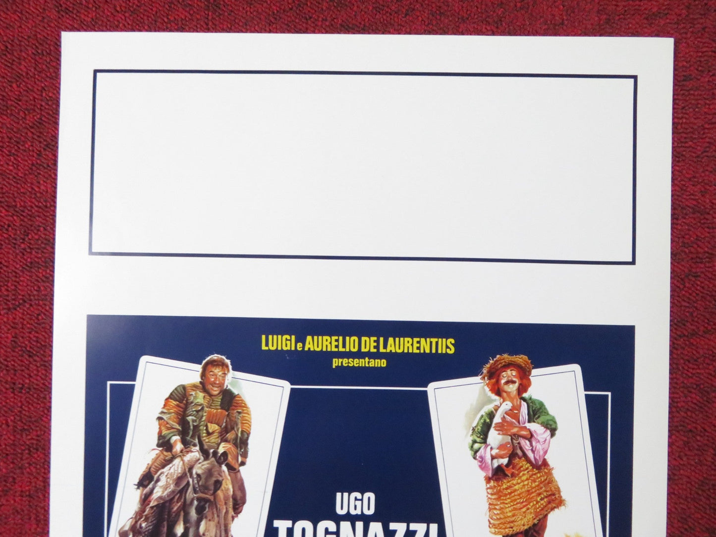 BERTOLDO, BERTOLDINO AND CACASENNO ITALIAN LOCANDINA POSTER UGO TOGNAZZI 1984 Rendezvous Cinema Movie posters