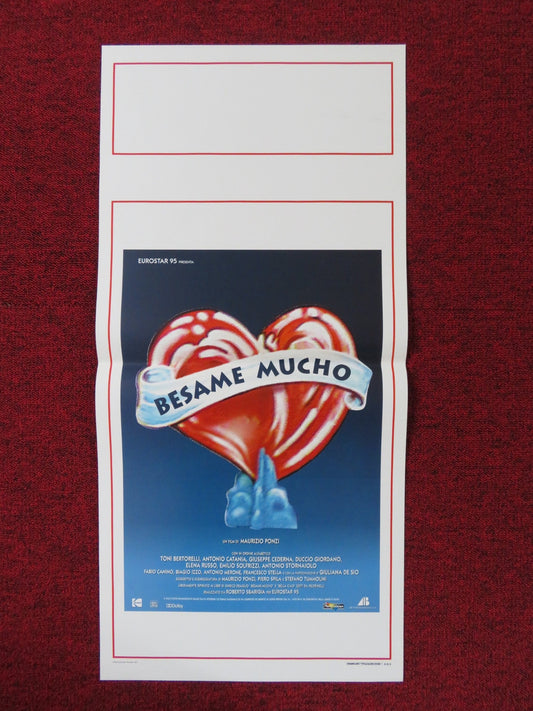 BESAME MUCHO ITALIAN LOCANDINA POSTER TONI BERTORELLI ANTONIO CATANIA 1999 Rendezvous Cinema Movie posters