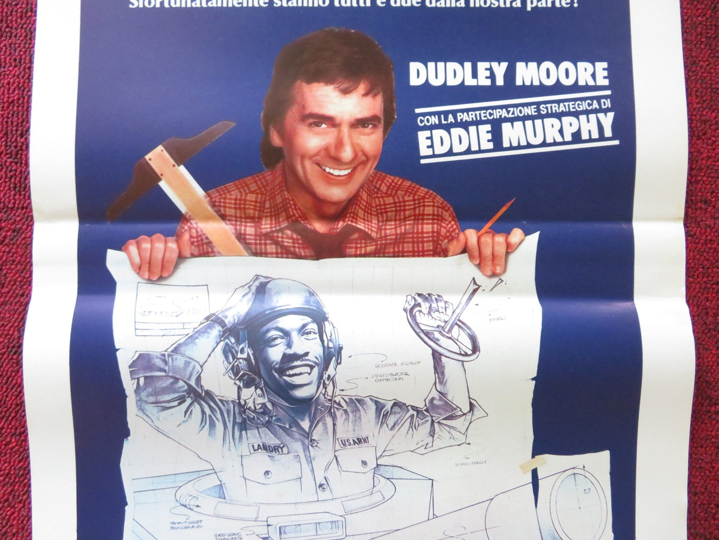 BEST DEFENSE ITALIAN LOCANDINA POSTER EDDIE MURPHY DUDLEY MOORE 1984 Rendezvous Cinema Movie posters