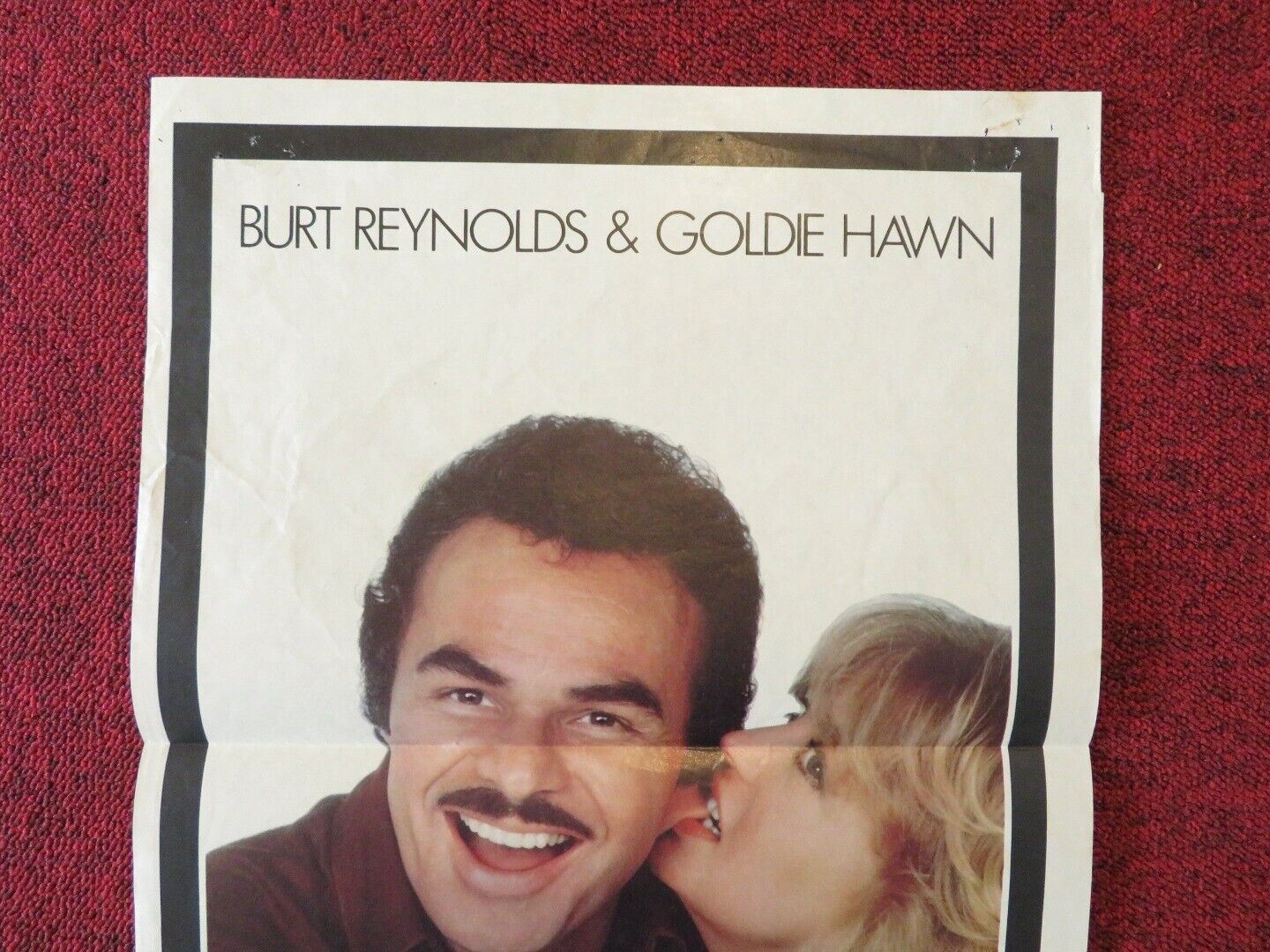 BEST FRIENDS FOLDED AUSTRALIAN DAYBILL POSTER Burt Reynolds Goldie Hawn 1982 - Rendezvous Cinema