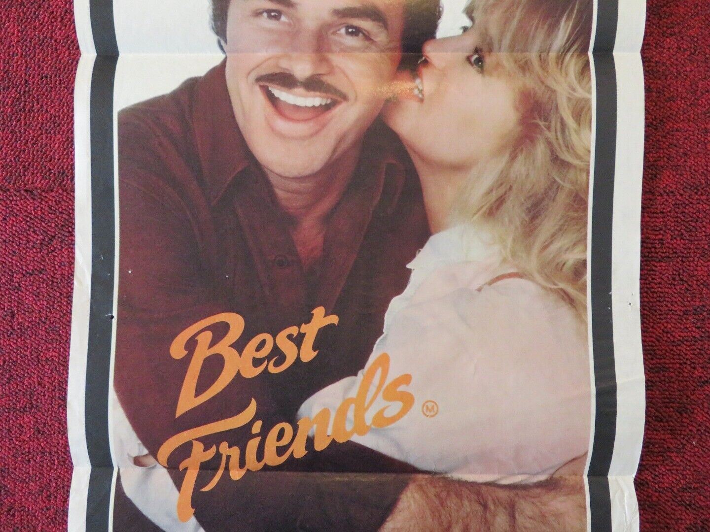 BEST FRIENDS FOLDED AUSTRALIAN DAYBILL POSTER Burt Reynolds Goldie Hawn 1982 - Rendezvous Cinema