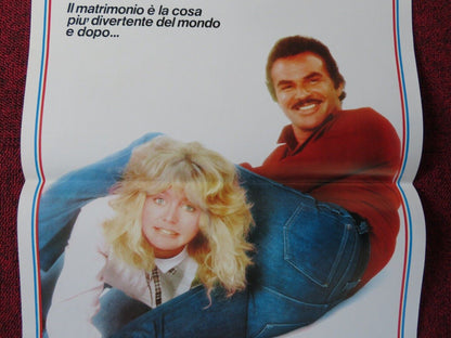 BEST FRIENDS ITALIAN LOCANDINA (27.5"x13") POSTER BURT REYNOLDS GOLDIE HAWN 1985 Movie posters