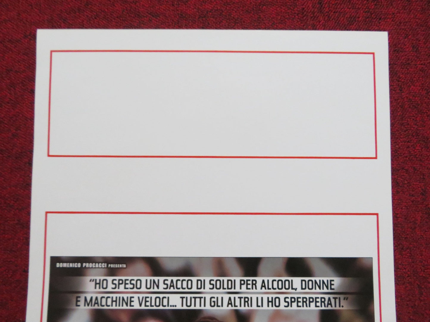 BEST ITALIAN LOCANDINA POSTER GEORGE BEST JOHN LYNCH 2002 Rendezvous Cinema Movie posters