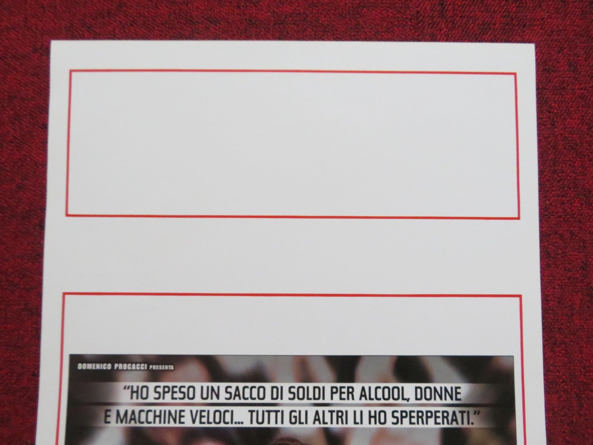 BEST ITALIAN LOCANDINA POSTER GEORGE BEST JOHN LYNCH 2002 Rendezvous Cinema Movie posters