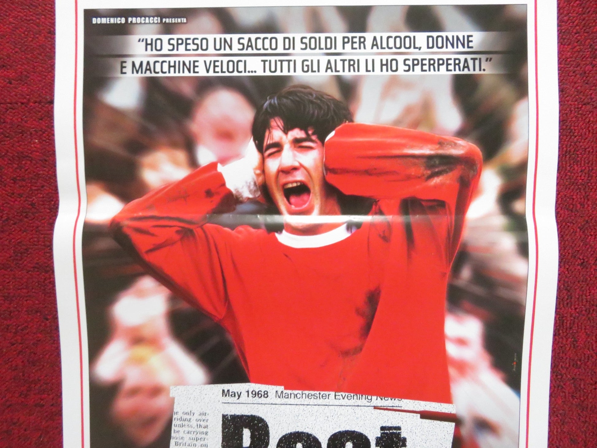 BEST ITALIAN LOCANDINA POSTER GEORGE BEST JOHN LYNCH 2002 Rendezvous Cinema Movie posters
