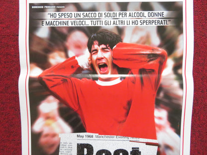 BEST ITALIAN LOCANDINA POSTER GEORGE BEST JOHN LYNCH 2002 Rendezvous Cinema Movie posters