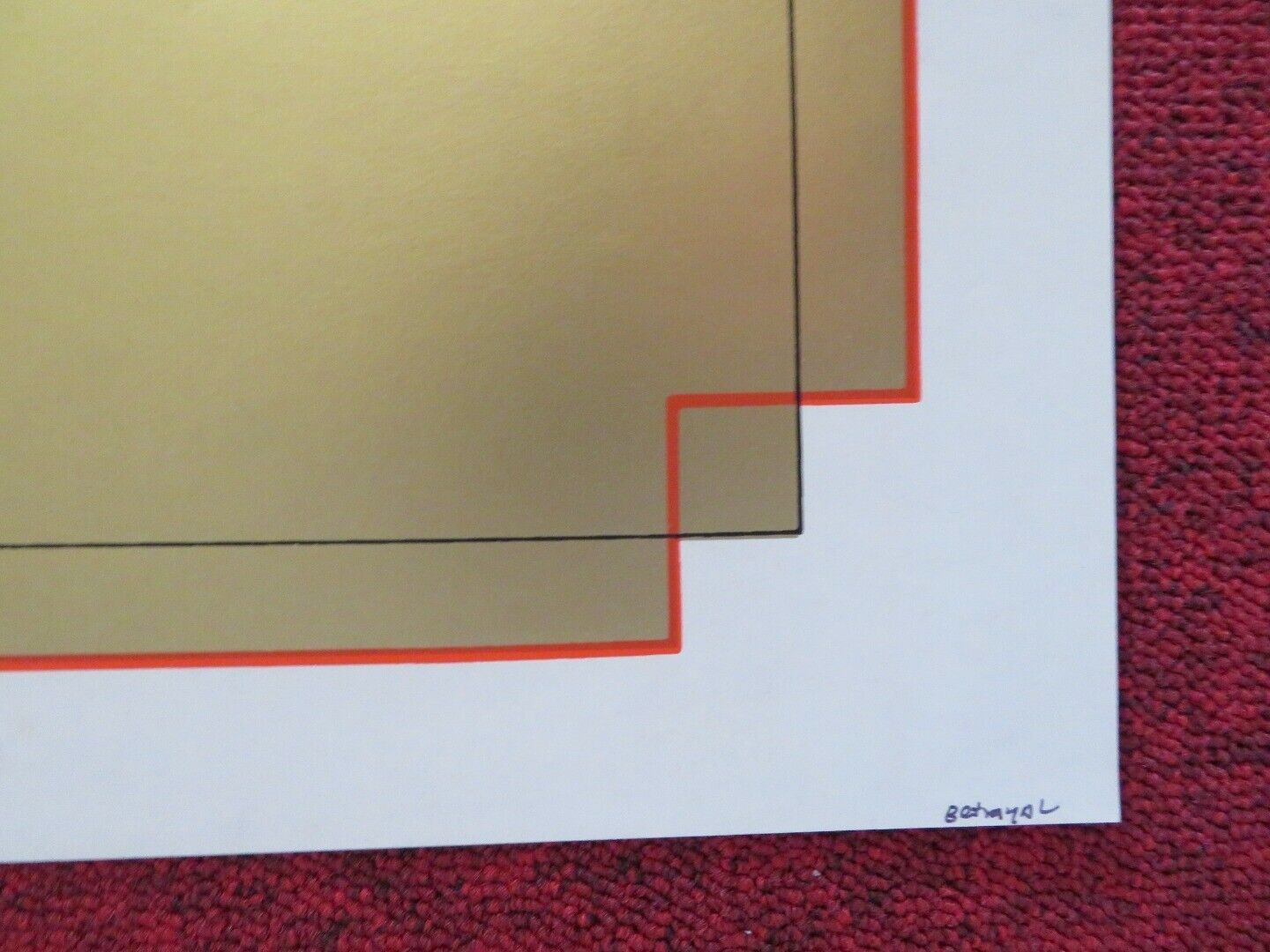 BETRAYAL FOLDED US ONE SHEET POSTER JEREMY IRONS BEN KINGSLEY 1983 - Rendezvous Cinema