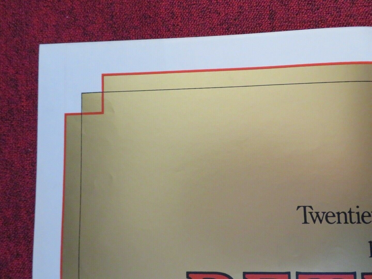 BETRAYAL FOLDED US ONE SHEET POSTER JEREMY IRONS BEN KINGSLEY 1983 - Rendezvous Cinema