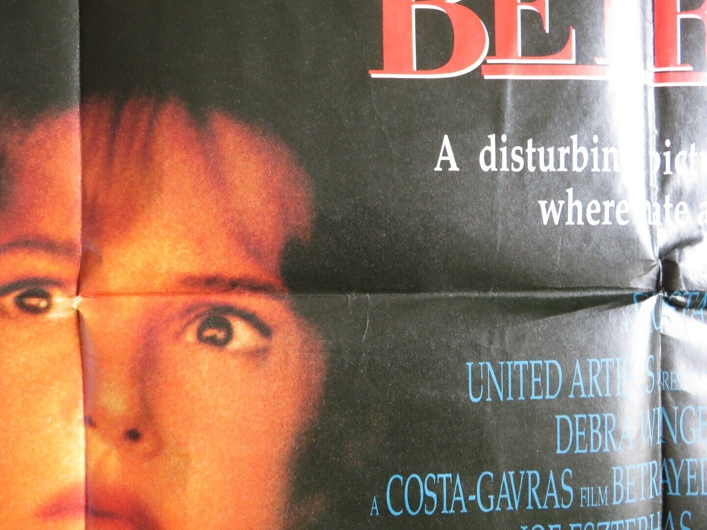 BETRAYED UK QUAD POSTER DEBRA WINGER TOM BERENGER 1988 Movie posters