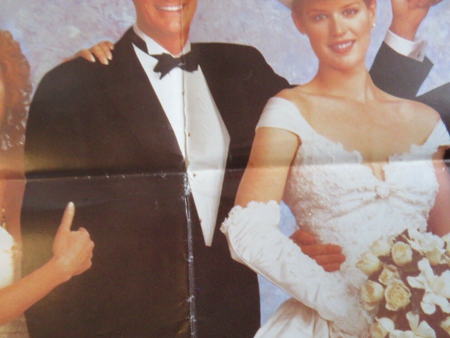 BETSY'S WEDDING BRITISH QUAD (30"x 40") POSTER ALAN ALDA JOE PESCI BURT YOUNG Movie posters