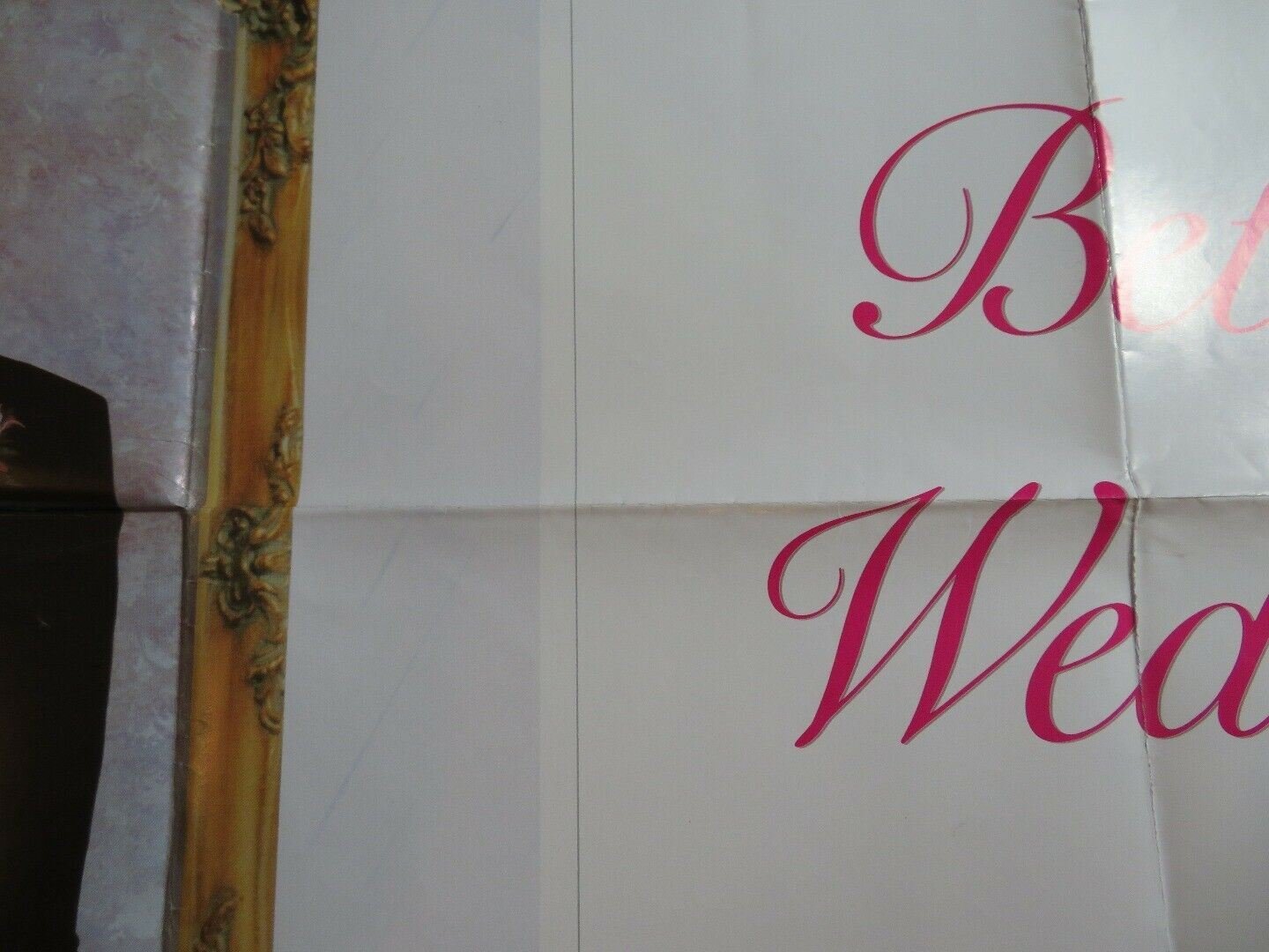 BETSY'S WEDDING BRITISH QUAD (30"x 40") POSTER ALAN ALDA JOE PESCI BURT YOUNG Movie posters