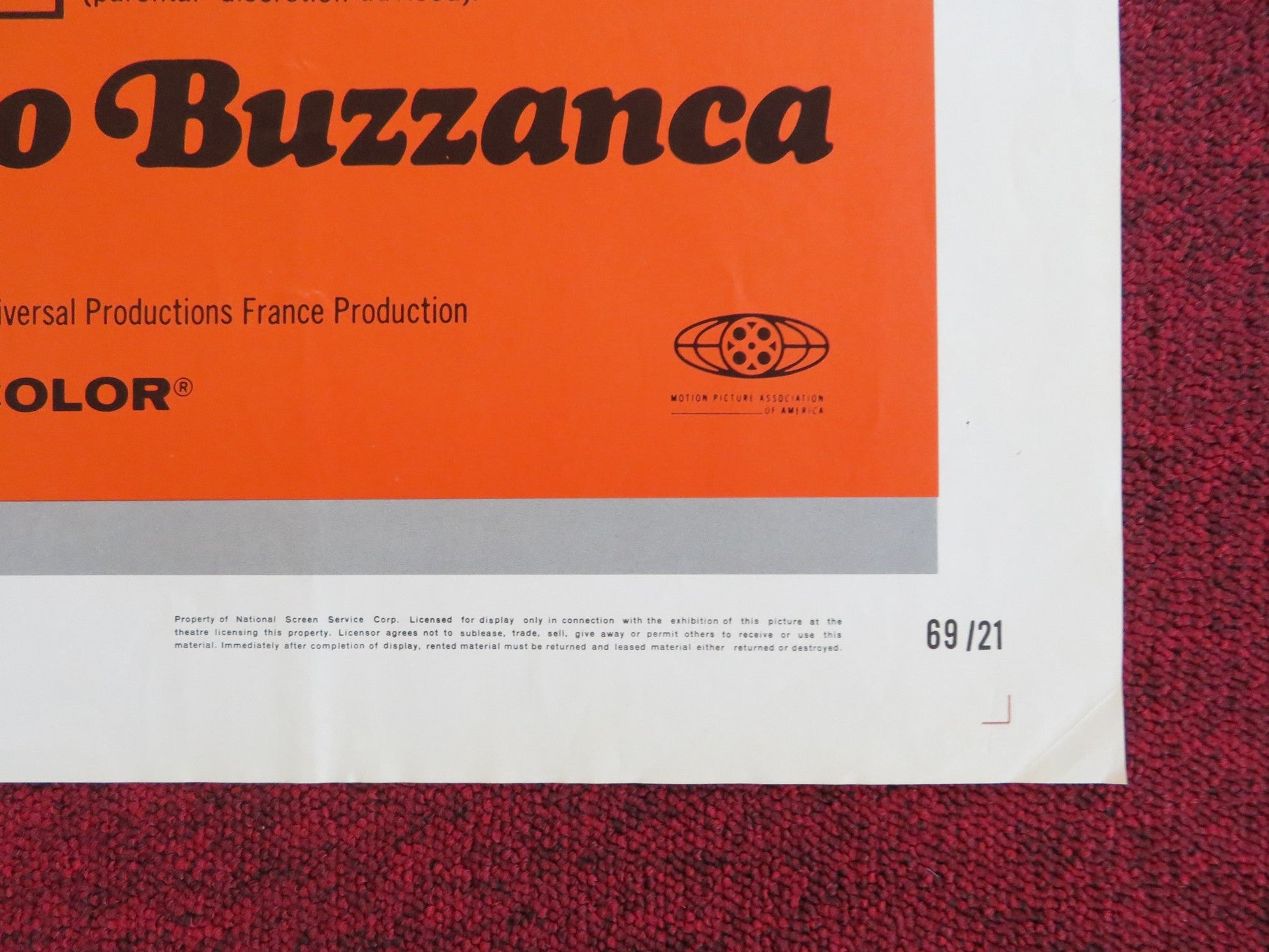 BETTER A WIDOW FOLDED US ONE SHEET POSTER VIRNA LISI PETER MCENERY 1969 Rendezvous Cinema Movie posters