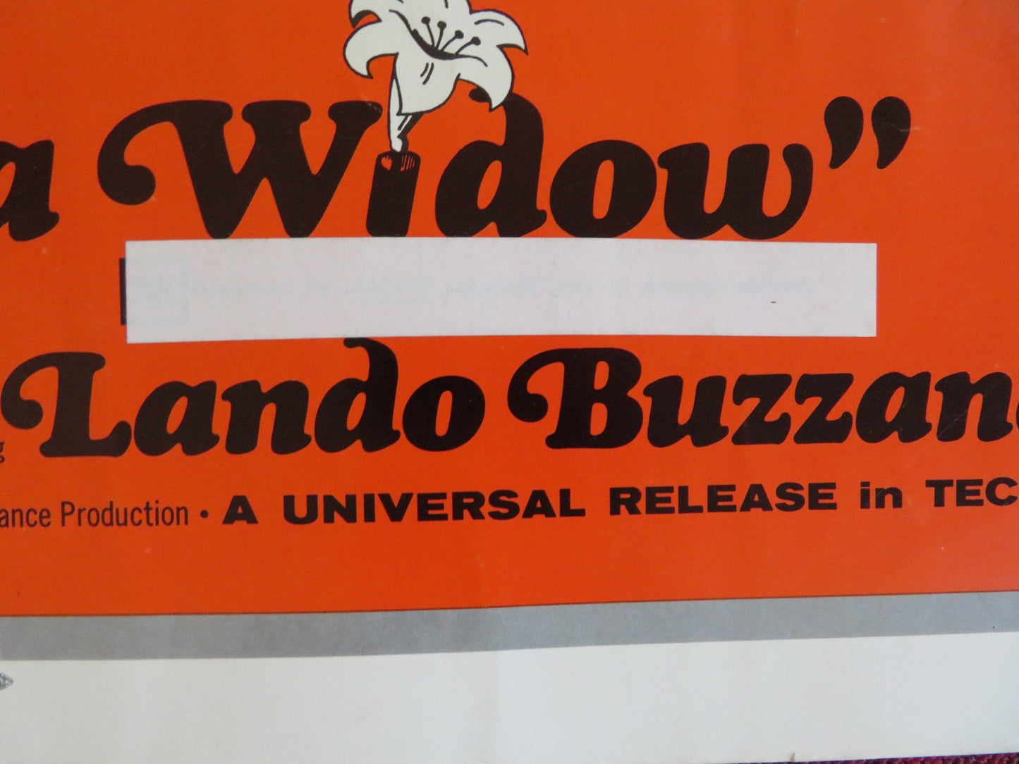 BETTER A WIDOW US HALF SHEET (22"x 28") POSTER VIRNA LISI PETER MCENERY 1969 Rendezvous Cinema Movie posters