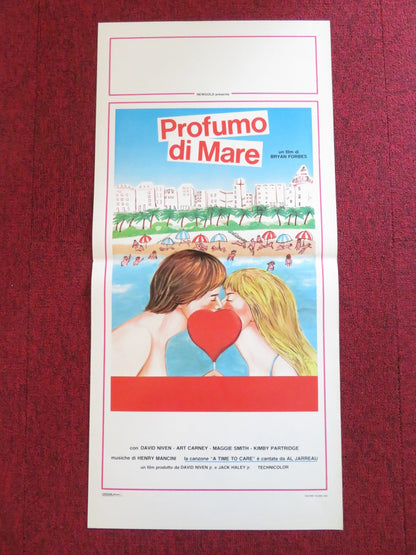 BETTER LATE THAN NEVER ITALIAN LOCANDINA POSTER DAVID NIVEN MAGGIE SMITH 1983 Rendezvous Cinema Movie posters