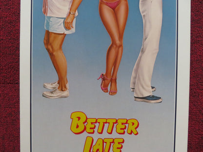 BETTER LATE THAN NEVER US INSERT (14"x 36") POSTER ART CARNEY MAGGIE SMITH 1983 Rendezvous Cinema Movie posters