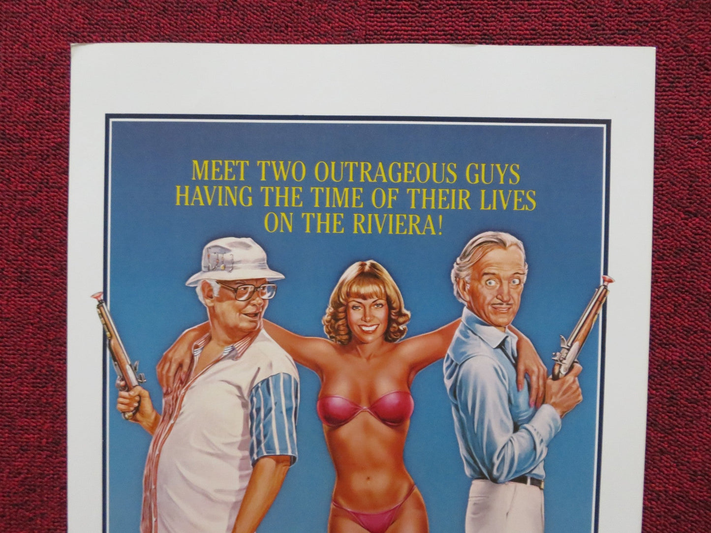 BETTER LATE THAN NEVER US INSERT (14"x 36") POSTER ART CARNEY MAGGIE SMITH 1983 Rendezvous Cinema Movie posters