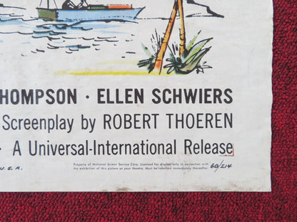 BETWEEN TIME AND ETERNITY FOLDED US ONE SHEET POSTER LILLI PALMER W. BIRGEL 1960 Rendezvous Cinema Movie posters