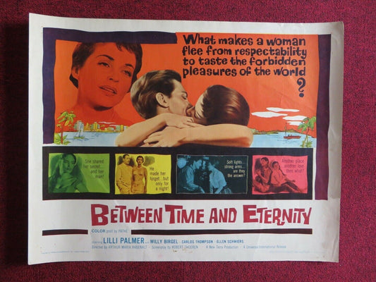 BETWEEN TIME AND ETERNITY US HALF SHEET (22"x 28") POSTER LILLE PALMER 1960 Movie posters