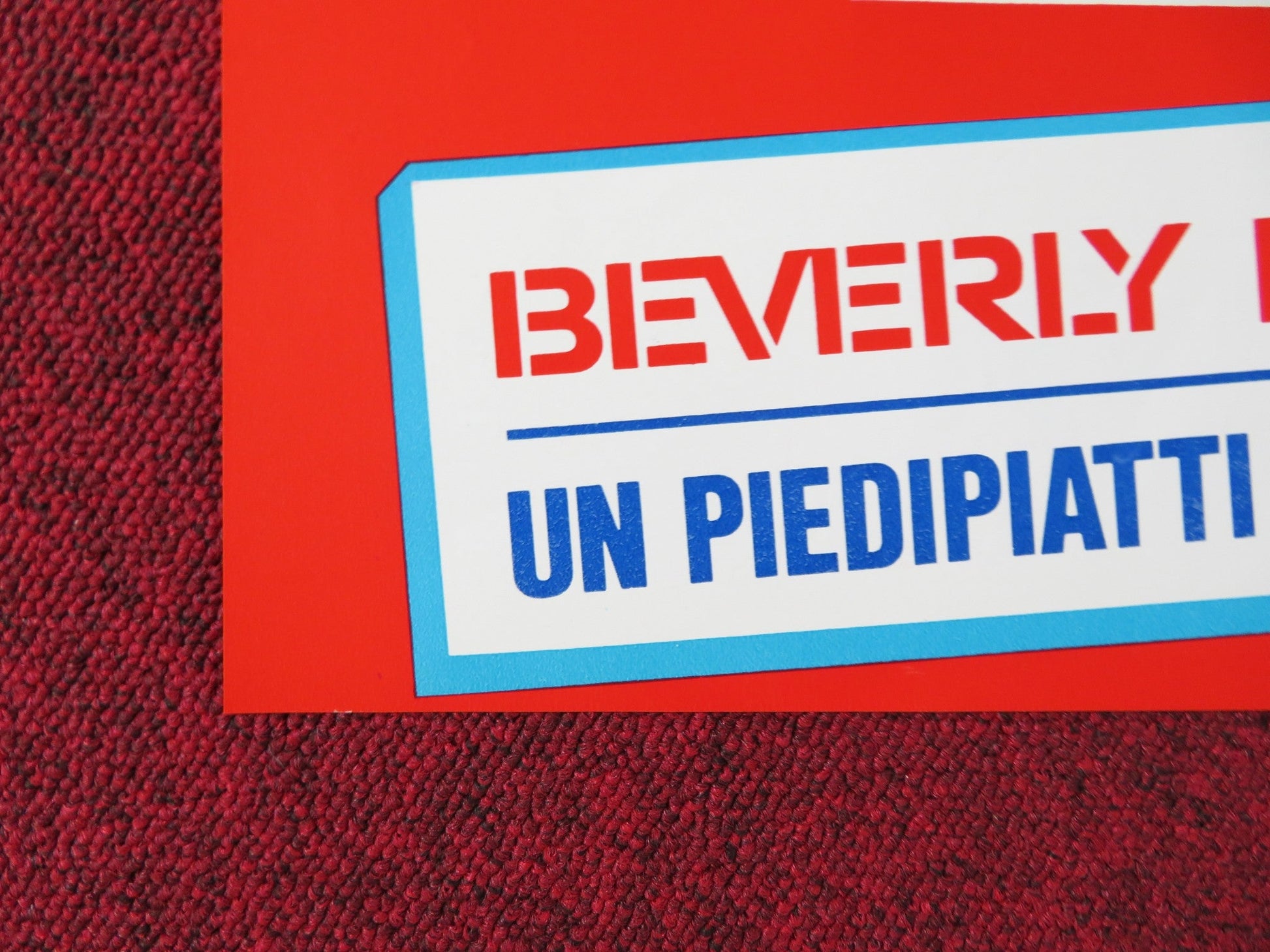 BEVERLY HILLS COP - D ITALIAN FOTOBUSTA POSTER EDDIE MURPHY JUDGE REINHOLD 1985 Rendezvous Cinema Movie posters