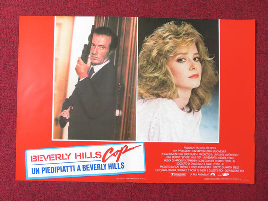 BEVERLY HILLS COP - D ITALIAN FOTOBUSTA POSTER EDDIE MURPHY JUDGE REINHOLD 1985 Rendezvous Cinema Movie posters
