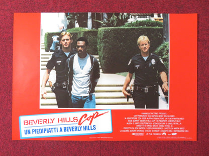 BEVERLY HILLS COP - E ITALIAN FOTOBUSTA POSTER EDDIE MURPHY JUDGE REINHOLD 1985 Rendezvous Cinema Movie posters