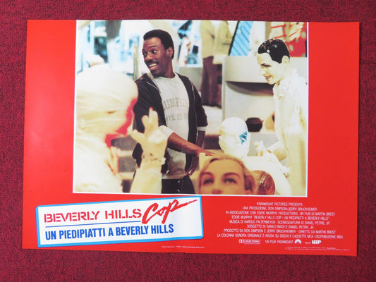 BEVERLY HILLS COP - F ITALIAN FOTOBUSTA POSTER EDDIE MURPHY JUDGE REINHOLD 1985 Rendezvous Cinema Movie posters