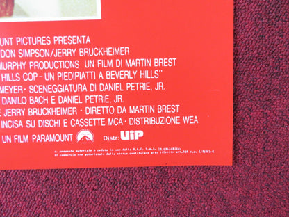 BEVERLY HILLS COP - F ITALIAN FOTOBUSTA POSTER EDDIE MURPHY JUDGE REINHOLD 1985 Rendezvous Cinema Movie posters